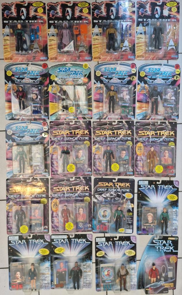 20 x star trek action figure actie figuur actionfigures, Ophalen of Verzenden