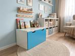 IKEA STUVA Speelgoedkist met bankje - Wit/Blauw - Bezorging, Ophalen of Verzenden, Zo goed als nieuw, Jongetje of Meisje