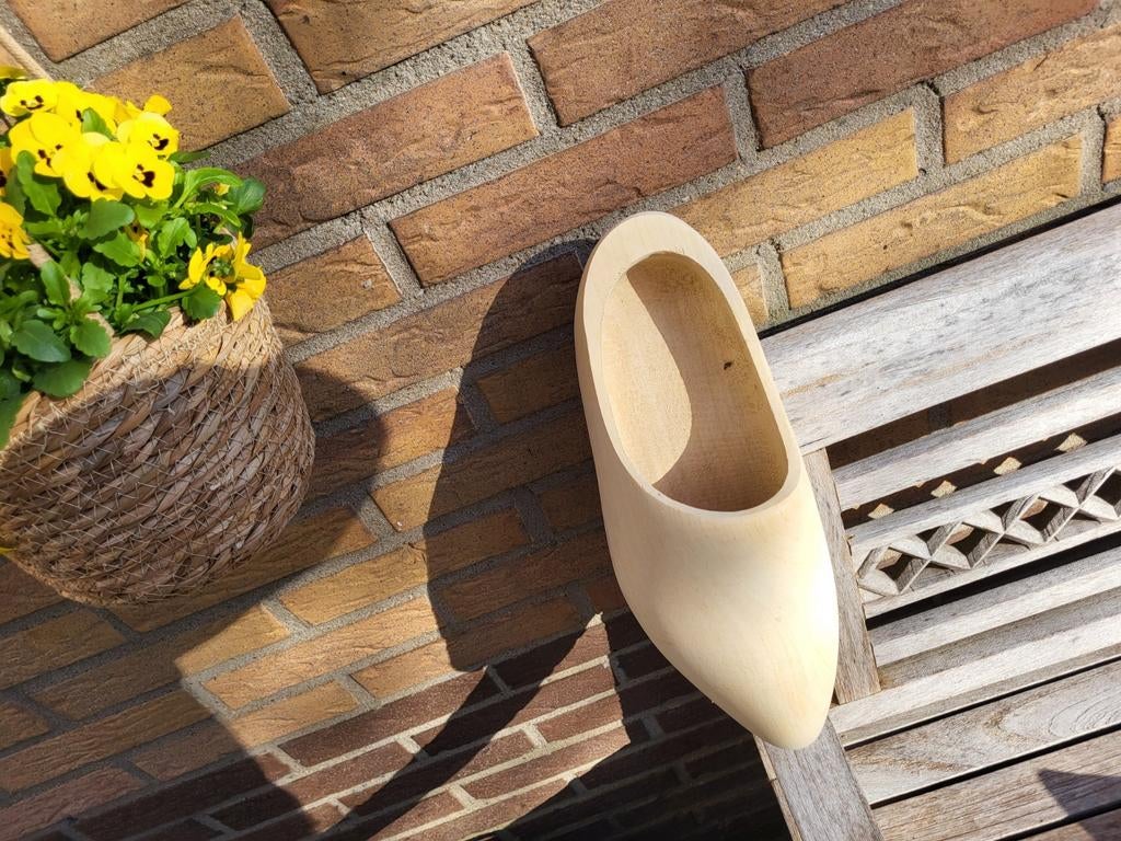 Decoratieve houten klomp - Onbewerkt, Ophalen of Verzenden, Zo goed als nieuw