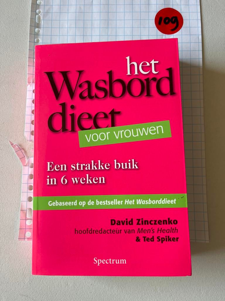 Het Wasbord Dieet voor Vrouwen - Strakke Buik in 6 Weken, Ophalen of Verzenden, Zo goed als nieuw, Dieet en Voeding