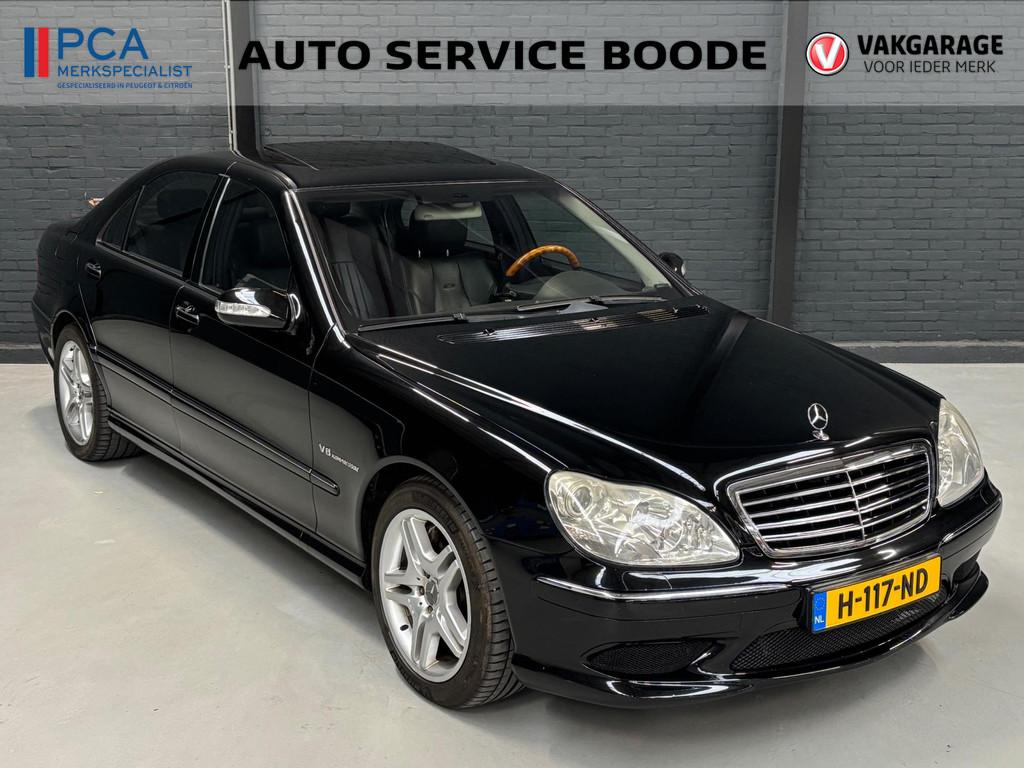 Mercedes-Benz S-klasse AMG 55 Lang (500pk) - stoelkoeling (4, Auto's, Automaat, Achterwielaandrijving, Gebruikt, 501 pk