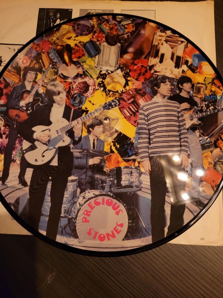 Rolling Stones - Precious Stones Picture Disc LP, Cd's en Dvd's, Vinyl | Rock, Zo goed als nieuw, Rock-'n-Roll, 12 inch, Ophalen of Verzenden