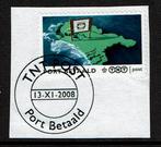 Nederland Port Betaald NVPH BZ32 op briefstukje gestempeld, Postzegels en Munten, Verzenden, Na 1940, Gestempeld