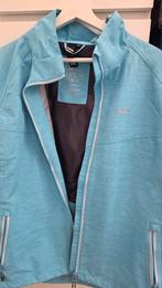 Aqua blauwe Kjelvik softshel dames jas mt 46, Blauw, Maat 46/48 (XL) of groter, Nieuw, Ophalen of Verzenden