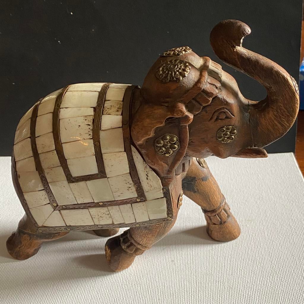 Oud vintage olifant beeld, Ophalen of Verzenden
