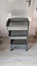 IKEA RÅSKOG Roltafel, grijsgroen, Ophalen