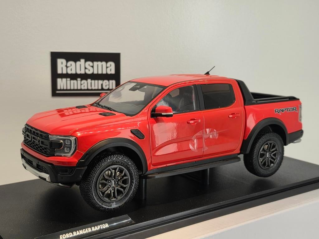 Ford Ranger Raptor - Orange/Black - 1:18 Solido, Auto, Solido, Nieuw, Ophalen of Verzenden