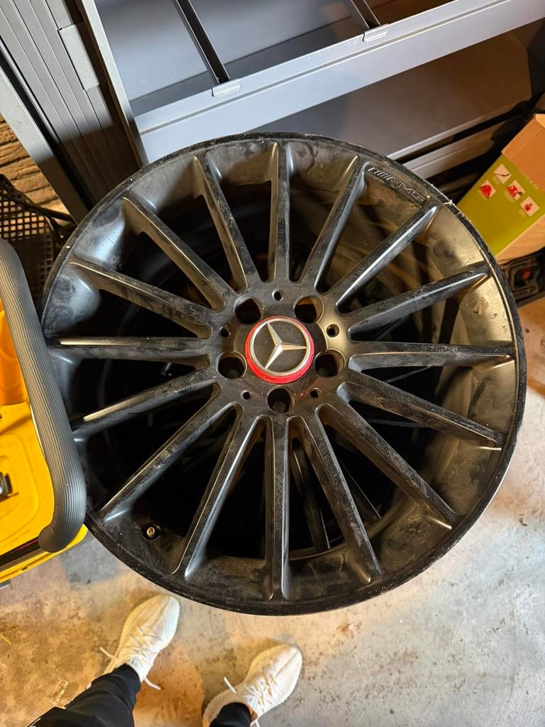 Mercedes AMG velgen, Auto-onderdelen, Ophalen, 19 inch, Zomerbanden, Velg(en)