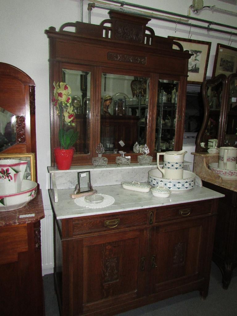 antiek barok commode kaptafel baby commode verschillende, Antiek en Kunst, Curiosa en Brocante, Ophalen of Verzenden