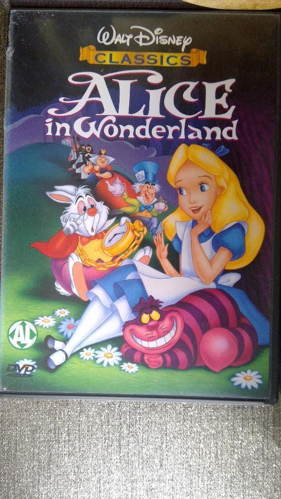 Alice in Wonderland, Cd's en Dvd's, Dvd's | Tekenfilms en Animatie, Tekenfilm, Ophalen of Verzenden, Zo goed als nieuw, Alle leeftijden