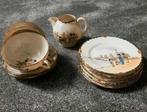 Antiek Japans theeservies Meiji Kutani eierschaal servies, Antiek en Kunst, Antiek | Servies compleet, Ophalen of Verzenden