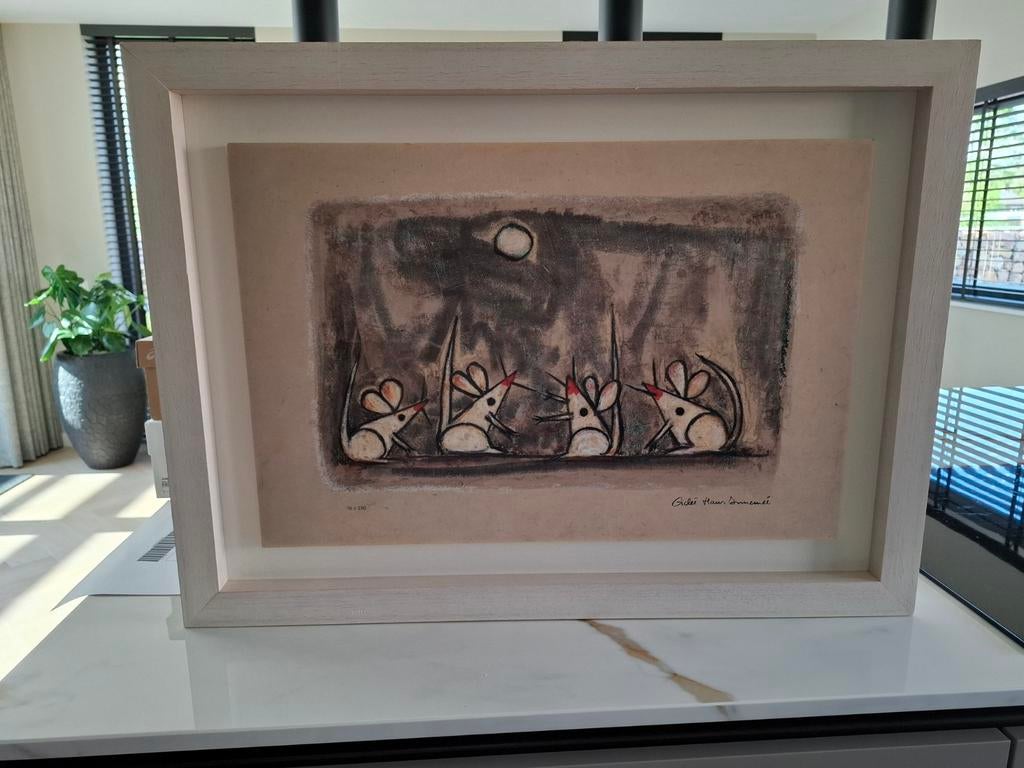 Kunstwerk Hans Innemee - Art Giclée met lijst, Ophalen