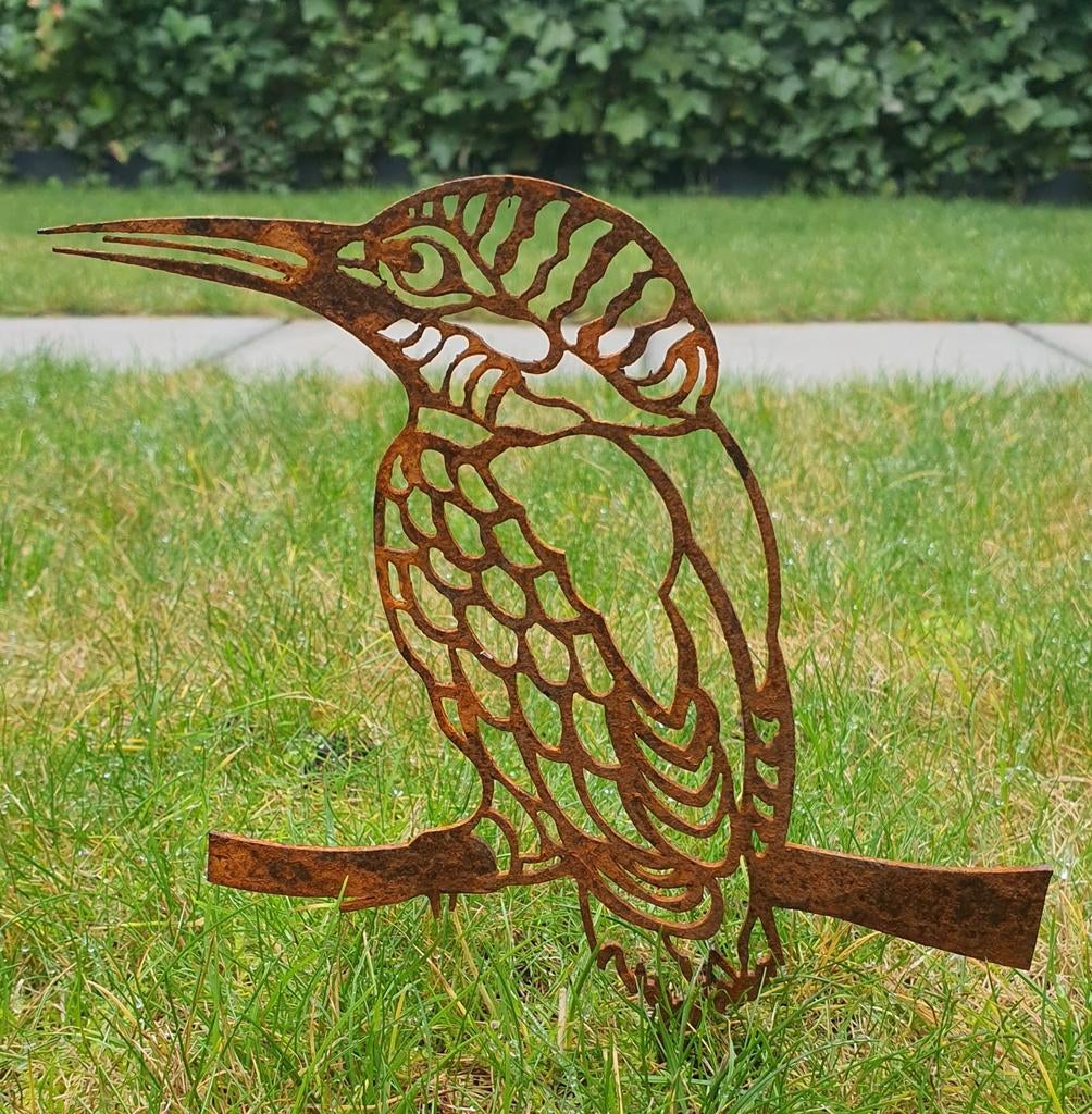 Vogel uit cortenstaal, Tuin en Terras, Ophalen