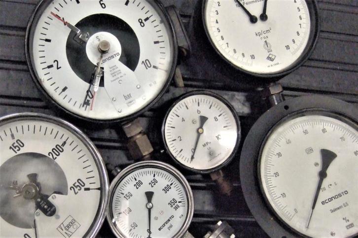 Retro design meters, Verzamelen, Retro, Huis en Inrichting, Ophalen