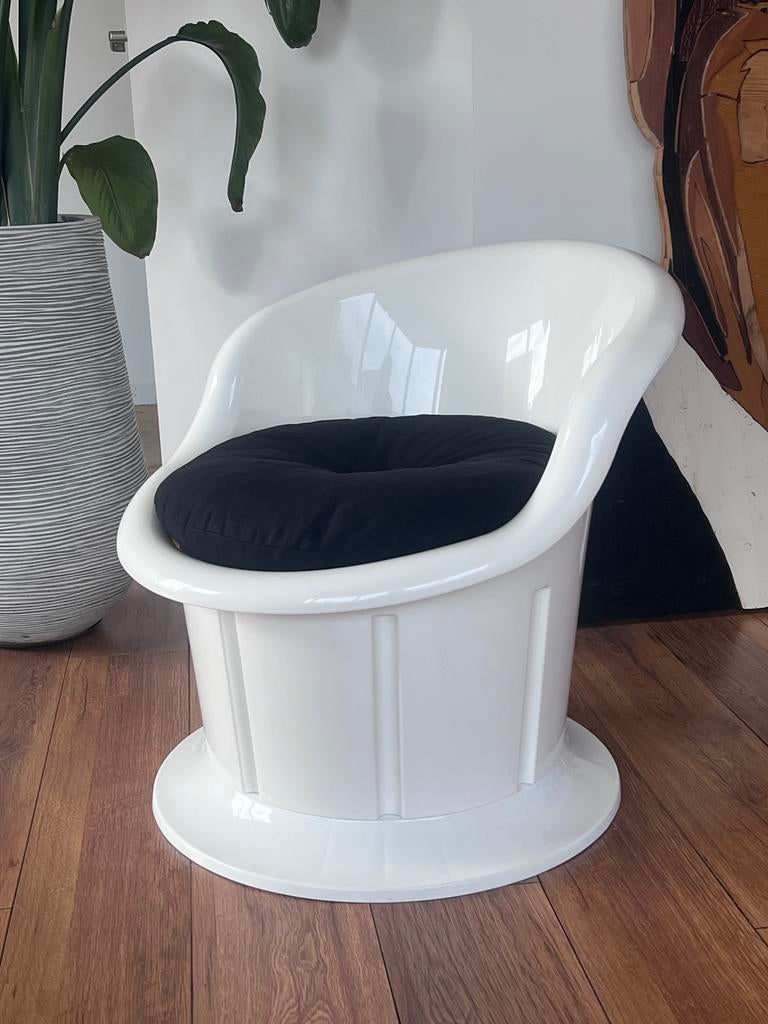 IKEA POPPTORP stoel.- Space Age design – zgan - Vintage, Ophalen, Kunststof, Minder dan 75 cm, Zo goed als nieuw