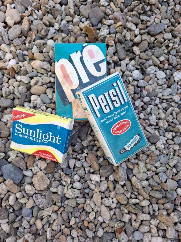 3 oude pakjes zeep plus poeder, Verzamelen, Ophalen of Verzenden, Overige onderwerpen