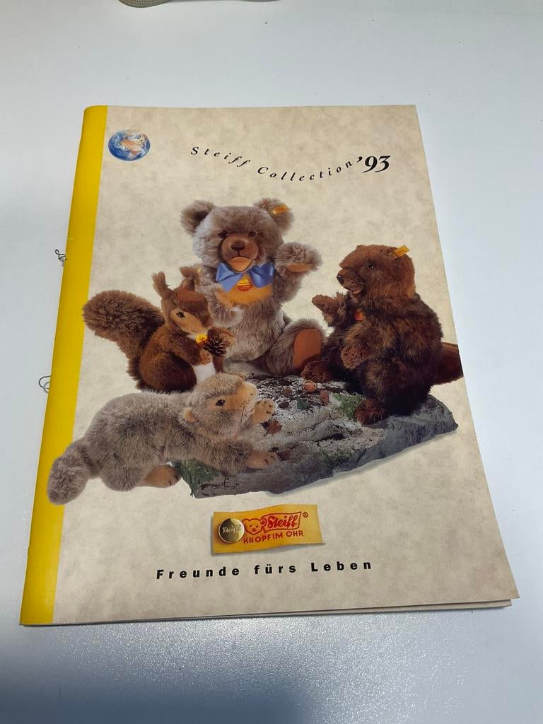 Steiff Collection 1993, boekje met 120 blz. A4 formaat., Ophalen of Verzenden, Gebruikt, Overige typen, Steiff