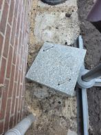 tuinparasol met 4 steenvoeten 3x3 meter zweefparasol, Ophalen