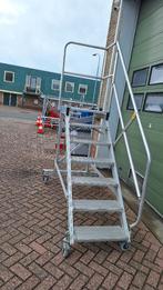 Bordestrap Platformtrap boottrap 7 treden 152 cm Zarges, Doe-het-zelf en Verbouw, Ladders en Trappen, Ophalen, Gebruikt, Trap