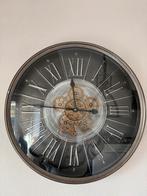 Grote industriele wandklok, Huis en Inrichting, Woonaccessoires | Klokken, Ophalen, Zo goed als nieuw, Analoog, Wandklok