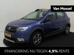 Dacia Sandero 1.0 TCe Bi-Fuel Stepway Serie Limitee 15th Ann, Auto's, Euro 6, 580 kg, Blauw, Origineel Nederlands