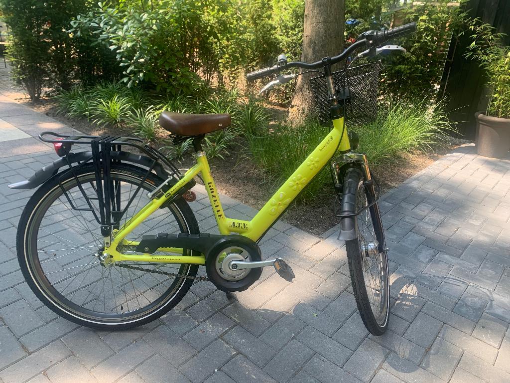 meisjes fiets, Fietsen en Brommers, Gebruikt, Versnellingen, Schijfrem, Gazelle