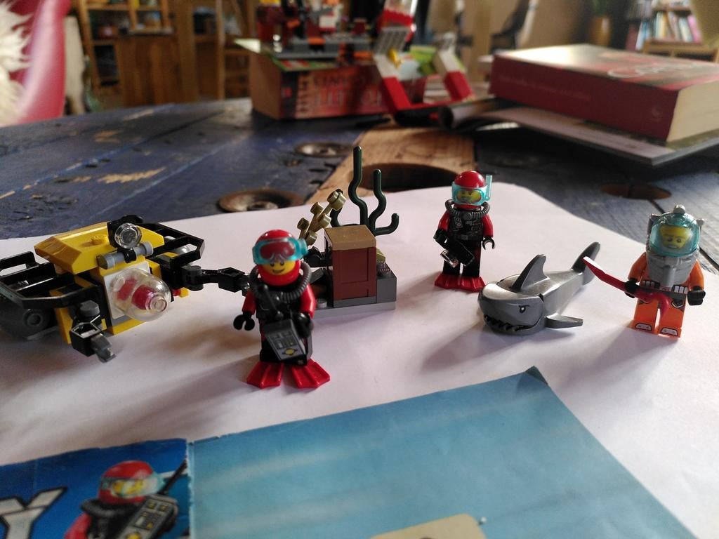 Lego city diepzee starter set 60091 compleet, Ophalen of Verzenden, Zo goed als nieuw