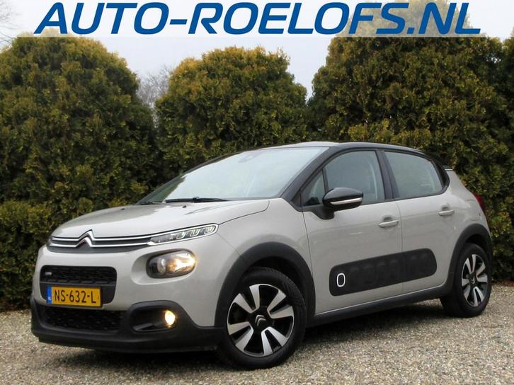 Citroen C3 1.2 PureTech Shine Automaat*Camera*Trekhaak*, Auto's, Citroën, Bedrijf, Te koop, C3, ABS, Achteruitrijcamera, Airbags