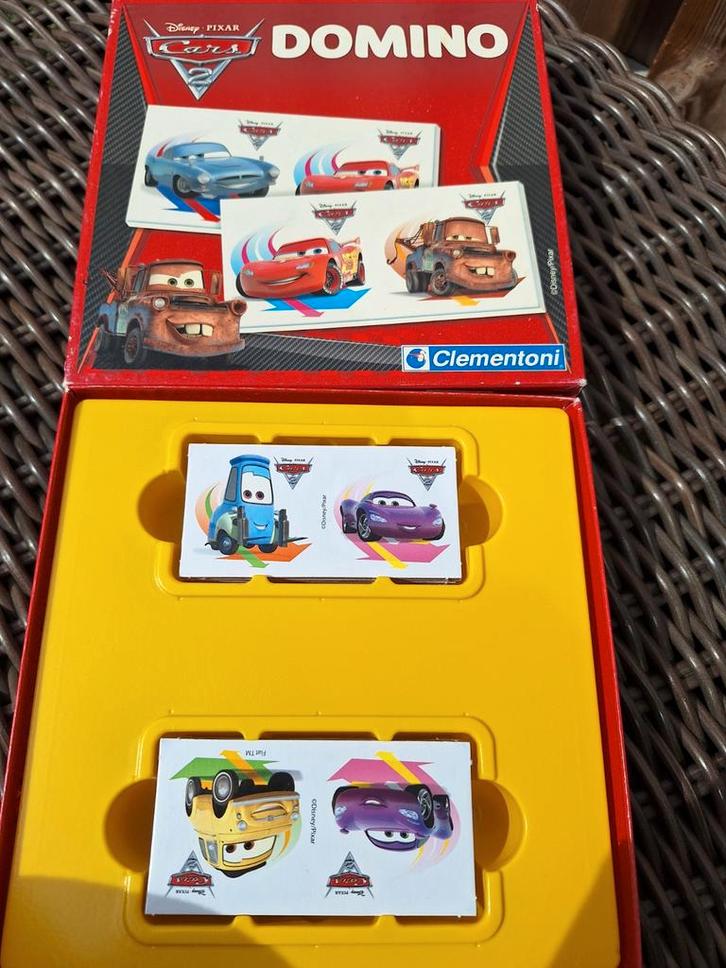 Disney Pixar Cars 2 Domino spel Clementoni, Kinderen en Baby's, Speelgoed | Overig, Ophalen of Verzenden