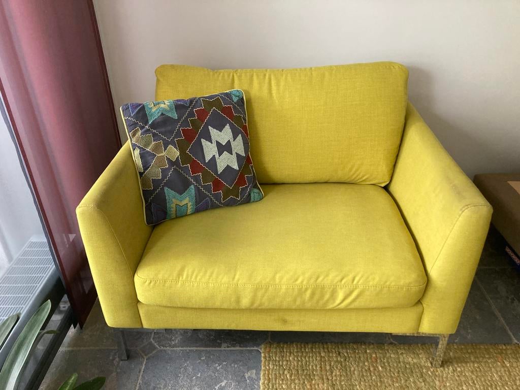 Fauteuille, loveseat!, Huis en Inrichting, Banken | Sofa's en Chaises Longues, Ophalen, Gebruikt, Tweepersoons, 75 tot 100 cm