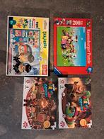 4 nette puzzels, Ophalen of Verzenden, Meer dan 50 stukjes, Zo goed als nieuw, 4 tot 6 jaar