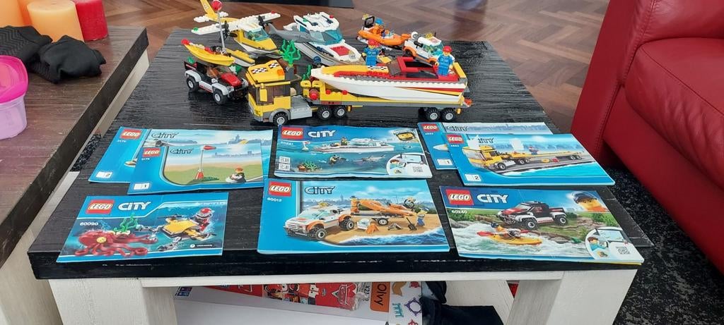 lego city boot vrachtwagen, City, Lego, Ophalen of Verzenden, Zo goed als nieuw