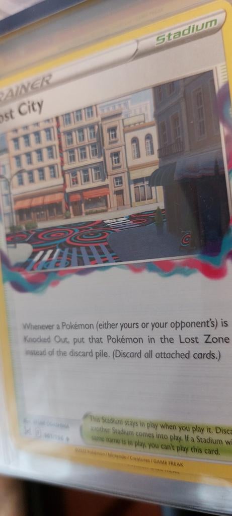 161 pokemon kaart lost city lost origin, Ophalen of Verzenden, Zo goed als nieuw