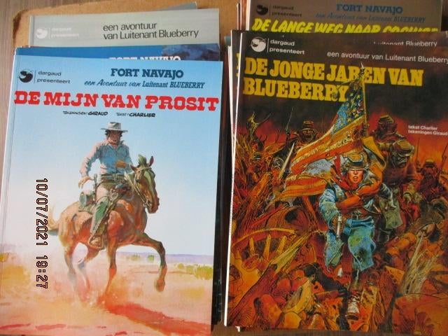 adv5003 blueberry, Eén stripboek, Ophalen, Gelezen