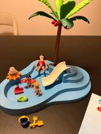 Playmobil 6673 Zwembad met glijbaan en figuren, Ophalen of Verzenden, Gebruikt, Jongen of Meisje