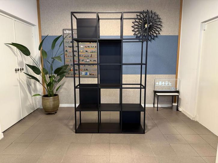 Table Du Sud | Wandkast Corse | 120x40x200cm | Zwart Staal |, Huis en Inrichting, Kasten | Boekenkasten, Zo goed als nieuw, 100 tot 150 cm