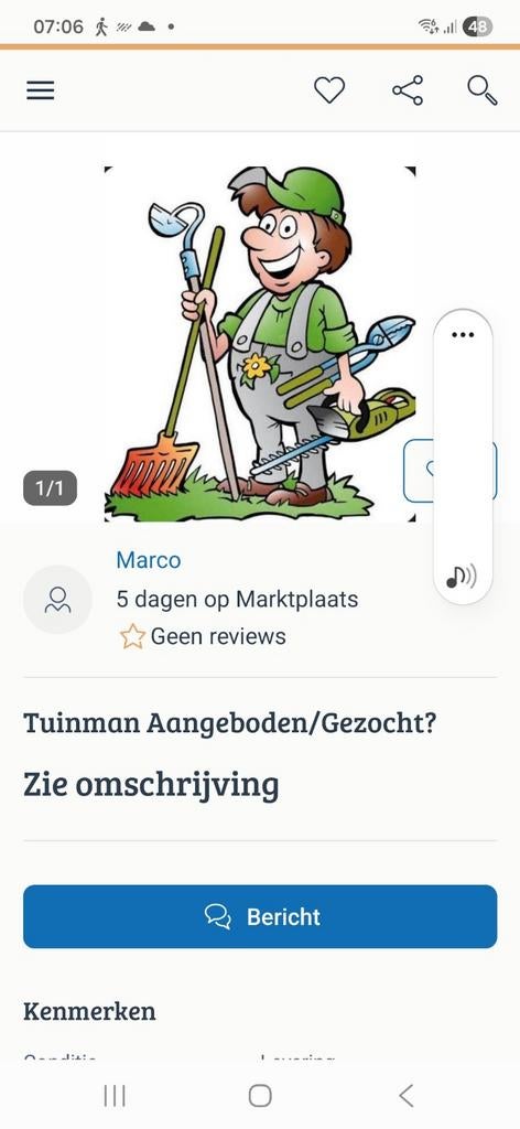 Tuinman klusjesman, Overige vormen