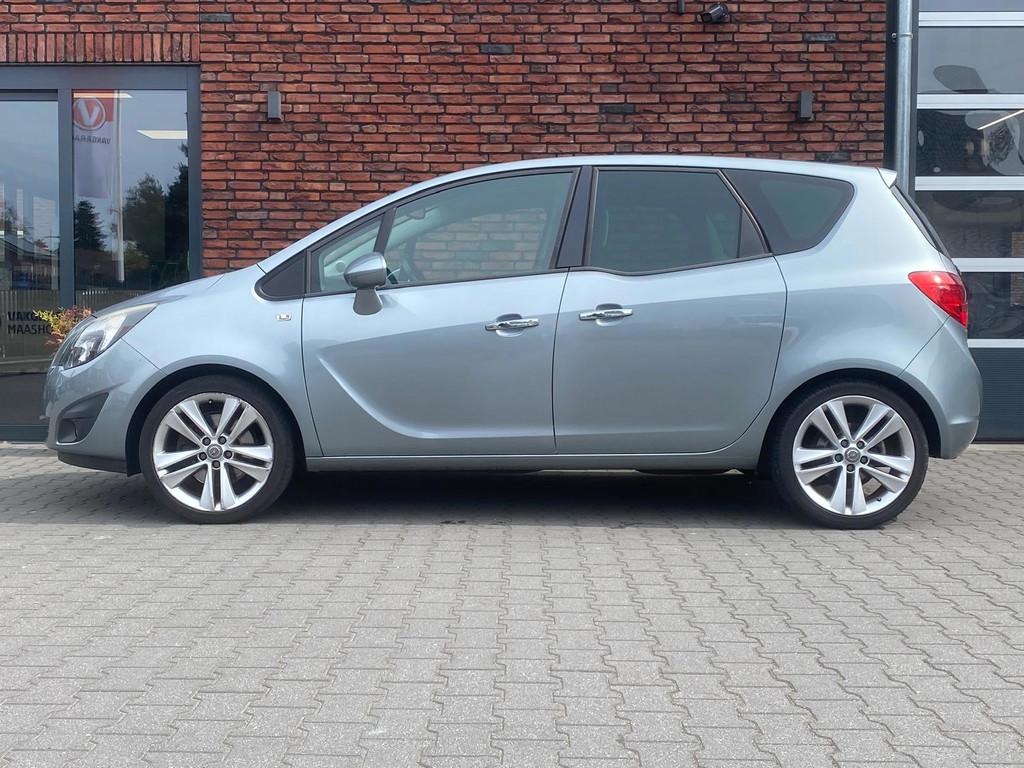 Opel Meriva 1.4 Turbo Cosmo trekhaak/stoel/stuurverwarming, Auto's, Voorwielaandrijving, 15 km/l, Gebruikt, 680 kg