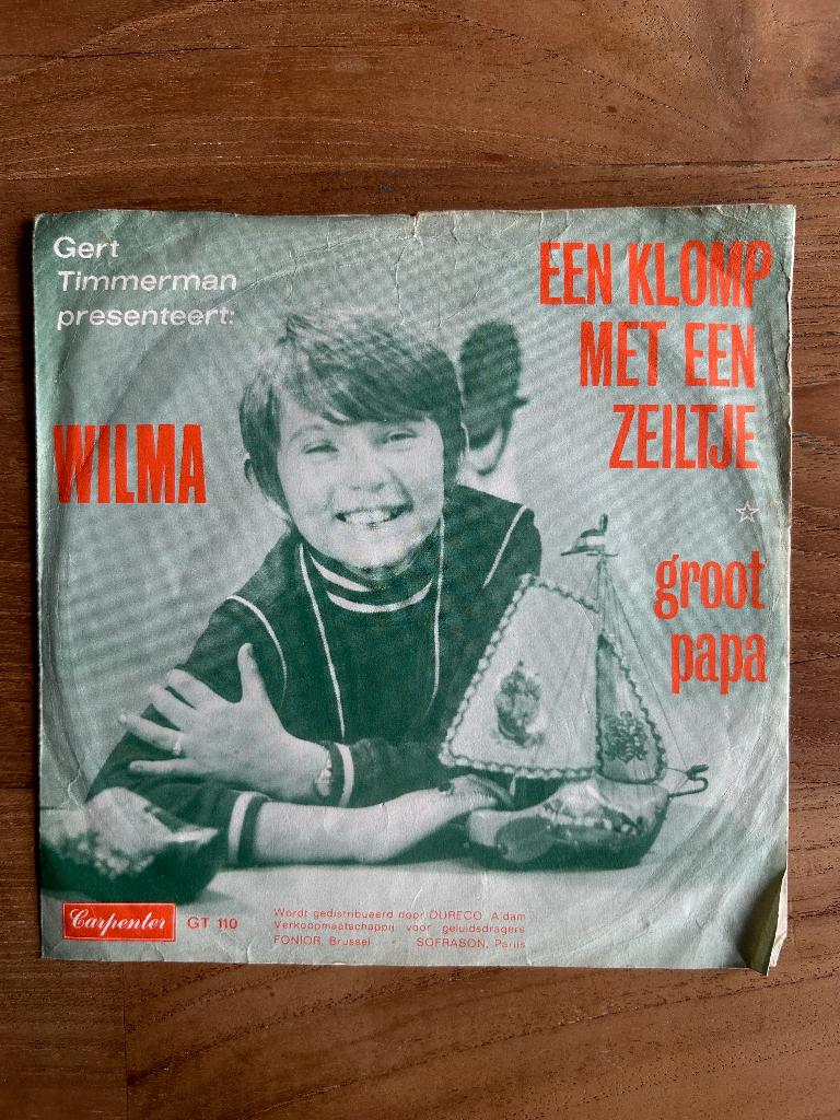 Wilma - Een Klomp met een Zeiltje (017), Cd's en Dvd's, Vinyl Singles, Ophalen, Gebruikt, 7 inch, Single
