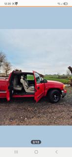 Mooie rode GMC sierra c1500 met zelfbouw slide in camper, Auto's, Particulier, Te koop