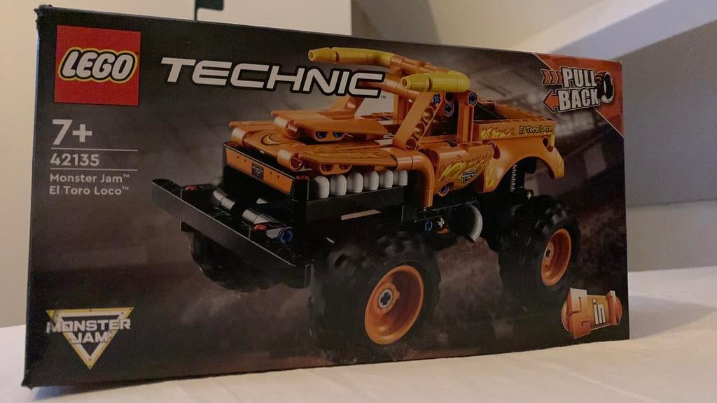 Lego Technic monster jam El Toro Loco 42135, Ophalen of Verzenden, Zo goed als nieuw, Complete set, Lego