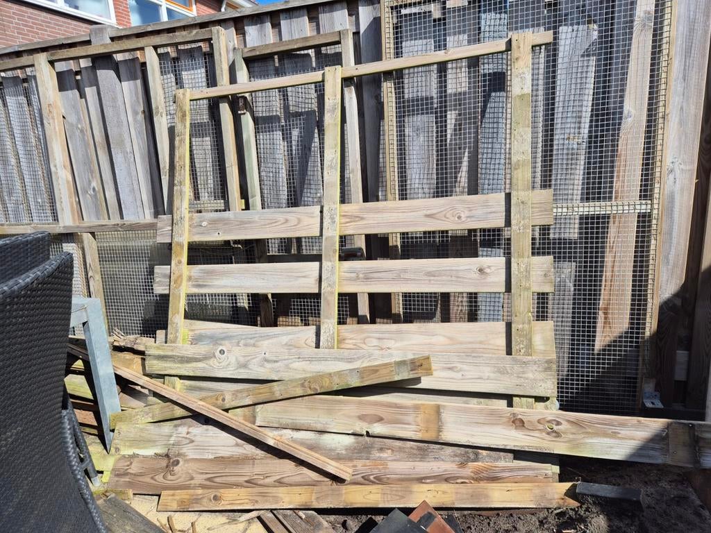 Gratis tuinhout, Ophalen, Minder dan 25 mm, Plank, Minder dan 200 cm