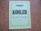 KÖHLER - KLEINE SCHULE DER GELÄUFIGKEIT -OPUS 242 - PIANO, Gebruikt, Klassiek, Ophalen of Verzenden, Artiest of Componist