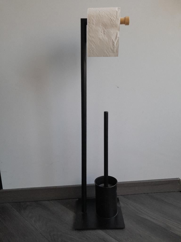 Wc rolhouder, Ophalen, Zo goed als nieuw, Zwart, Overige typen