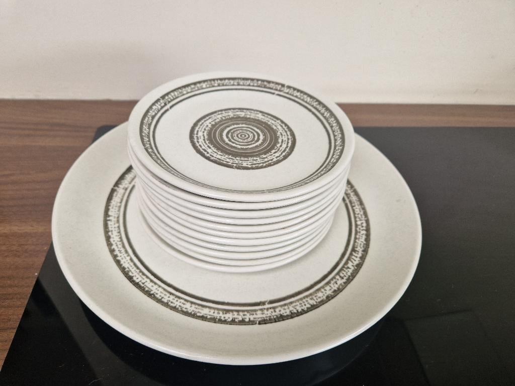 12-Delig BILTONS gebakstel, Antiek en Kunst, Antiek | Servies los, Ophalen of Verzenden