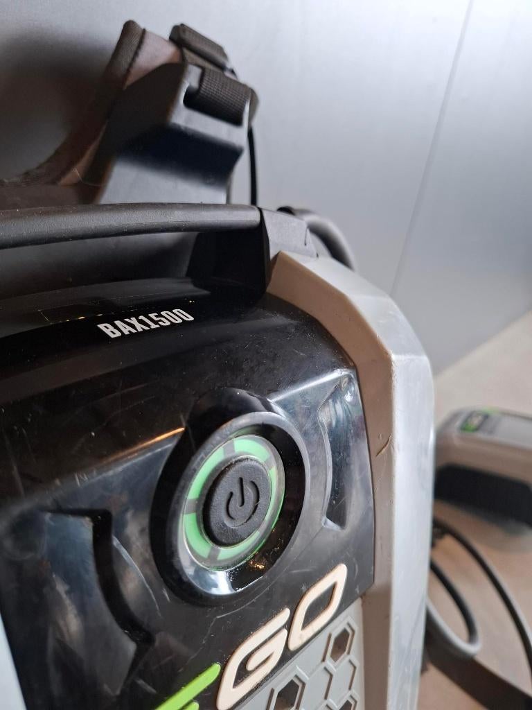 Ego bax1500 rug accu pakket incl. oplader € 775,-, Ophalen of Verzenden, Zo goed als nieuw, Overige soorten, EGO Power+