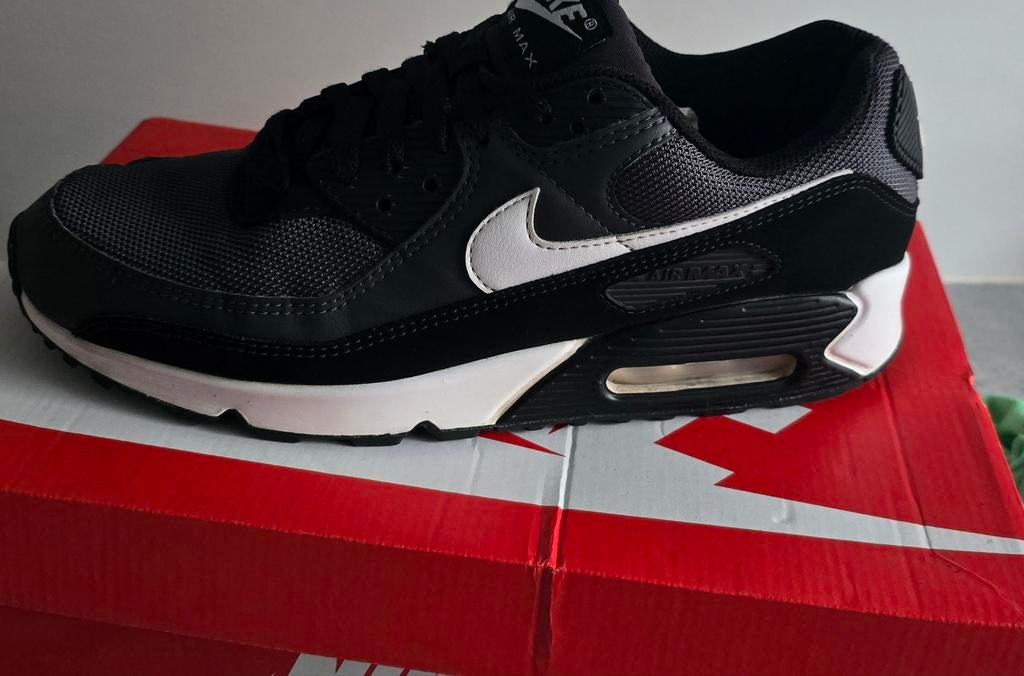 Nike Air Max 90 - Zwart/Wit - Maat 44, Zwart, Nike, Ophalen of Verzenden, Sneakers of Gympen