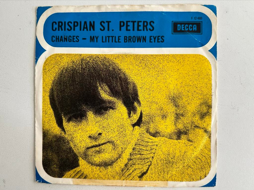 Crispian St. Peters - Changes / My Little Brown Eyes (Single, Gebruikt, 7 inch, Single, Ophalen of Verzenden