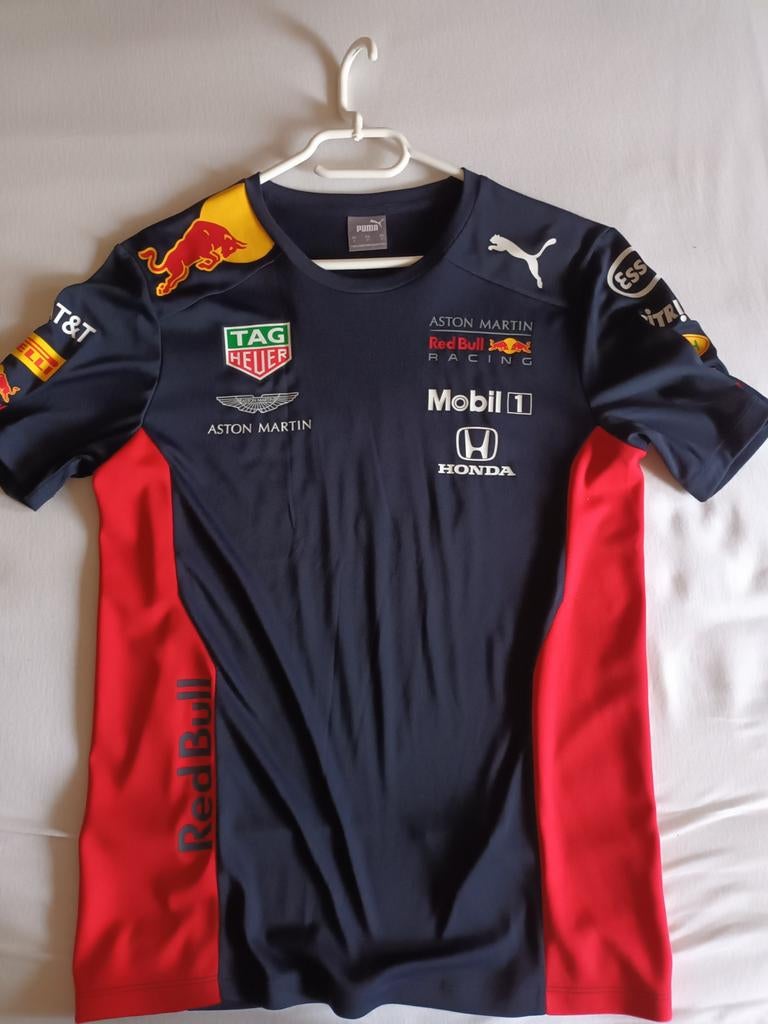 Puma red bull racing t-shirt maat S heren., Ophalen of Verzenden, Blauw