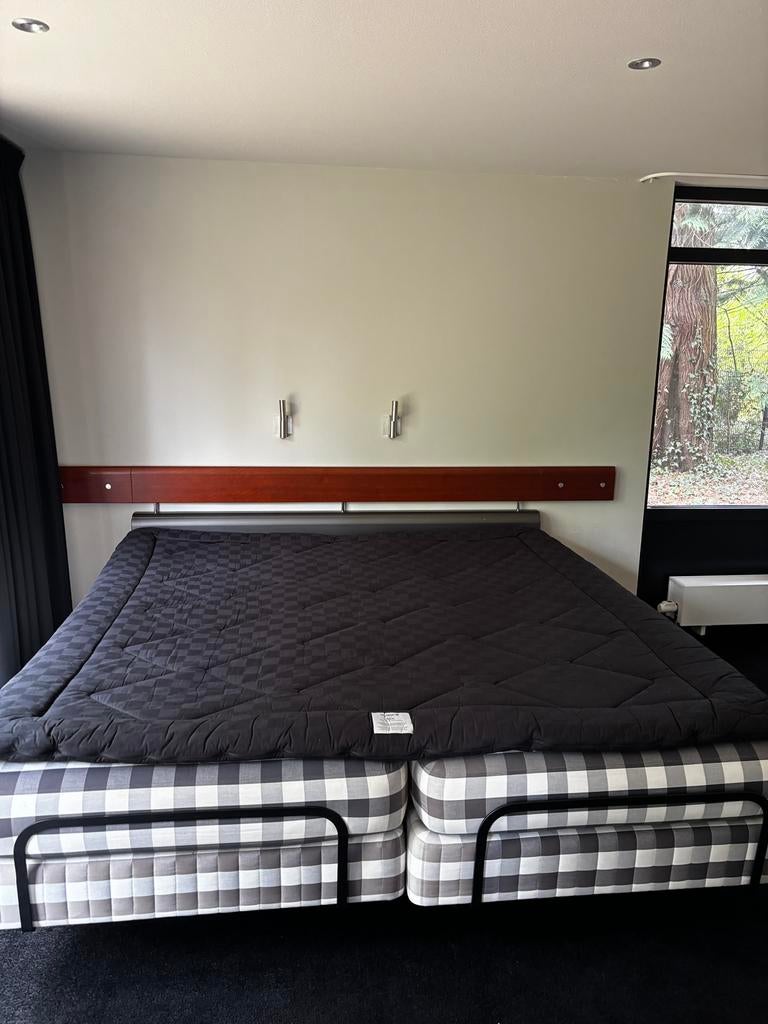 Hastens adjustable 210 x 210, Ophalen, Overige materialen, Hastens, Tweepersoons